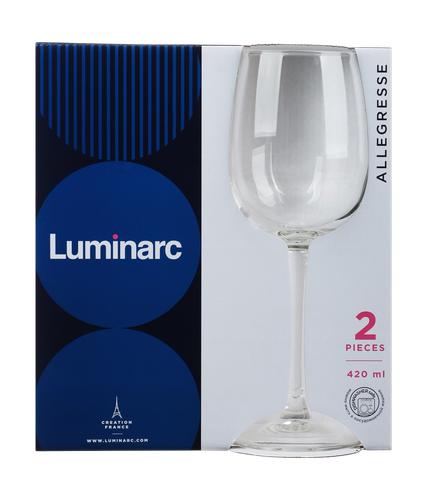 Luminarc Набор бокал д/вина Аллегресс 420мл 2шт Люминарк:8, вид