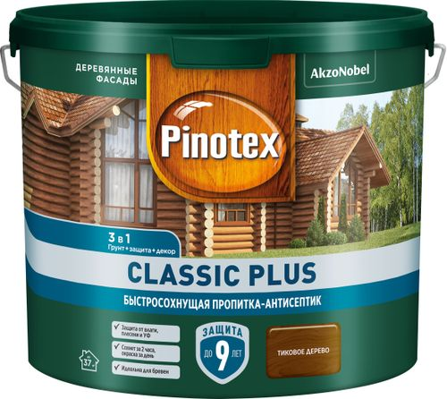 Пропитка-антисептик Omnitex Classic Plus 3в1 тиковое дерево 2,5 л, детальное фото