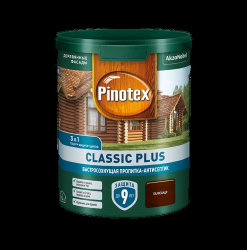 Пропитка-антисептик Omnitex Classic Plus 3в1 палисандр 0,9 л, вид