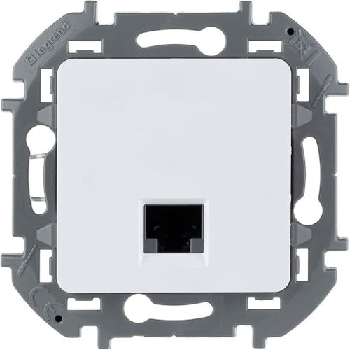Розетка RJ-45 1 пост Legrand Inspiria белый, вид