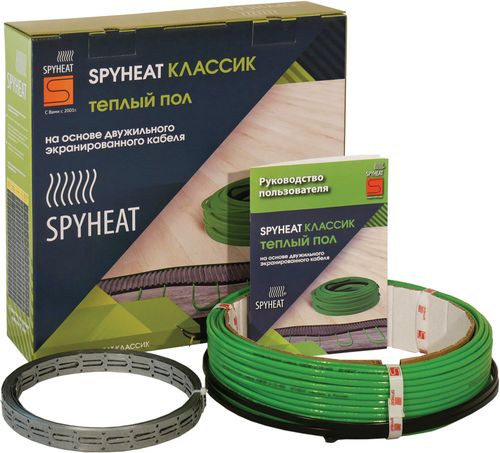 Комплект теплого пола кабельный SPYHEAT КЛАССИК SHD-15-150 0,9-1,2 кв.м 10 м, фотография