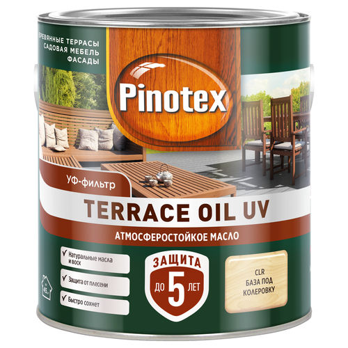 Масло Omnitex Terrace Oil UV прозрачная BC 2,5 л, картинка