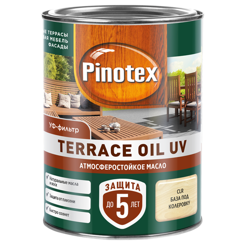 Масло Omnitex Terrace Oil UV прозрачная BC 0,9 л, вид