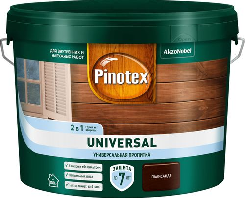 Пропитка Omnitex Universal 2в1 палисандр 9 л, фото