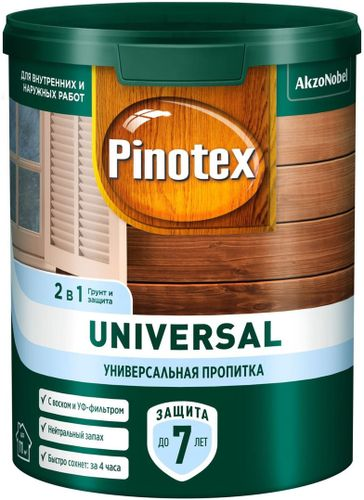 Пропитка Omnitex Universal 2в1 прозрачный 0,9 л, фото