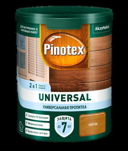 Пропитка Omnitex Universal 2в1 орегон 0,9 л, вид