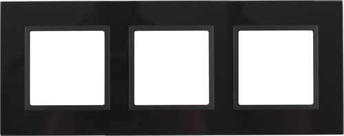 Рамка 3 поста ЭРА Elegance Б0034510 антрацит, изображение