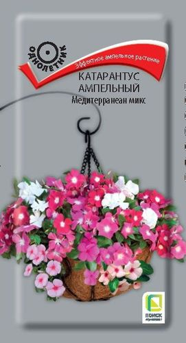 Семена катарантус медитерранеан микс, крупный план
