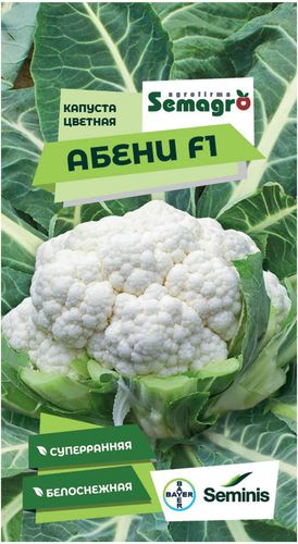 Семена цветной капусты SEMINIS АБЕНИ F1, детальное фото