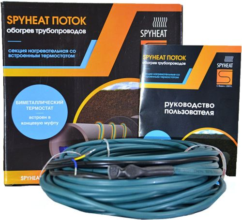 Секция для обогрева кабельная SPYHEAT ПОТОК SHFD-13-100 Вт 8 м, картинка