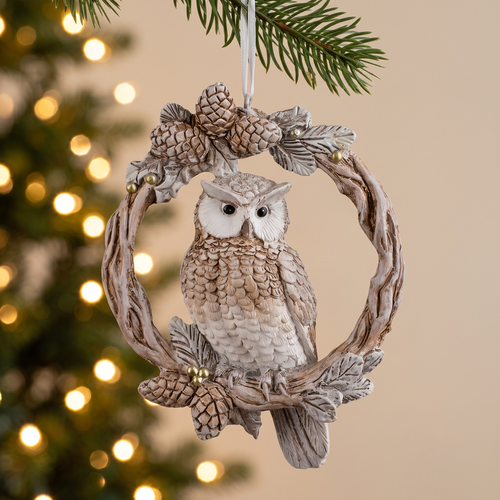 Украшение ErichKrause Decor лес, Сова, 7х3х10см, вид