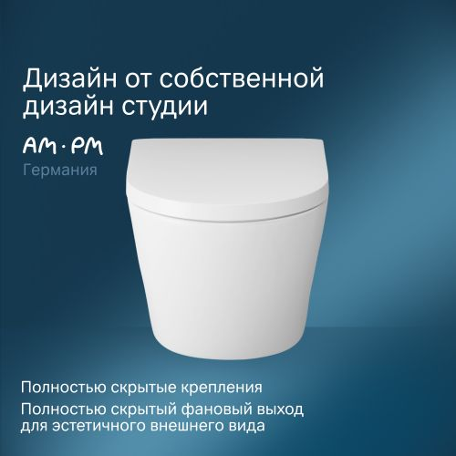 Подвесной унитаз AM.PM Sense Flashclean, изображение