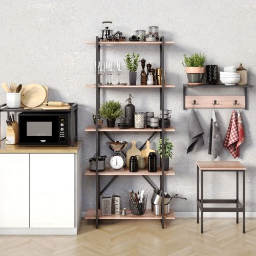 Стеллаж напольный GUTTA Evok 5 полок 196x92x34, изображение