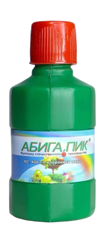 Абига-пик 50 гр. фунгицид от болезней растений хлорокись меди, в концентрации 400 г/л, вид