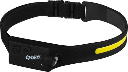 Налобный аккумуляторный фонарь с дат. движения ФАZА AccuFH3-L3W/L3W-FLEX, черный, крупный план