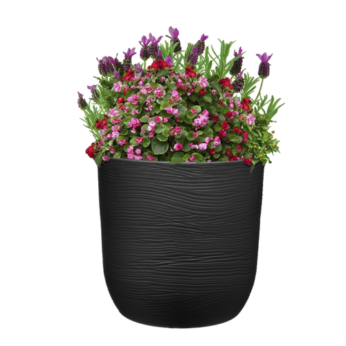 Кашпо FLOWERSEA Cactus 35х35х35см, черное, Арт. 600080002-2, вид