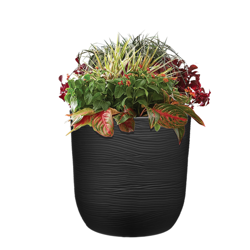 Кашпо FLOWERSEA Cactus 35х35х35см, черное, Арт. 600080002-2, фото
