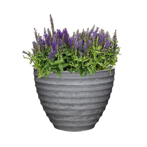 Кашпо FLOWERSEA Darvin 26х26х19см, цвет светлый цемент, Арт. 601080001-2, вид