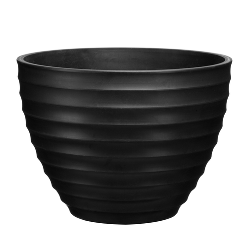 Кашпо FLOWERSEA Darvin 26х26х19см, черное, Арт. 601080001-3, картинка
