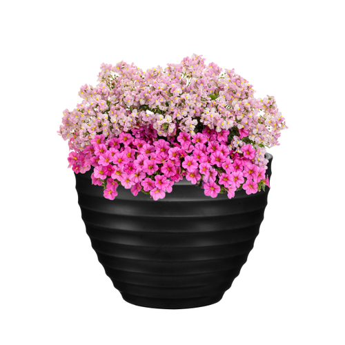 Кашпо FLOWERSEA Darvin 26х26х19см, черное, Арт. 601080001-3, вид