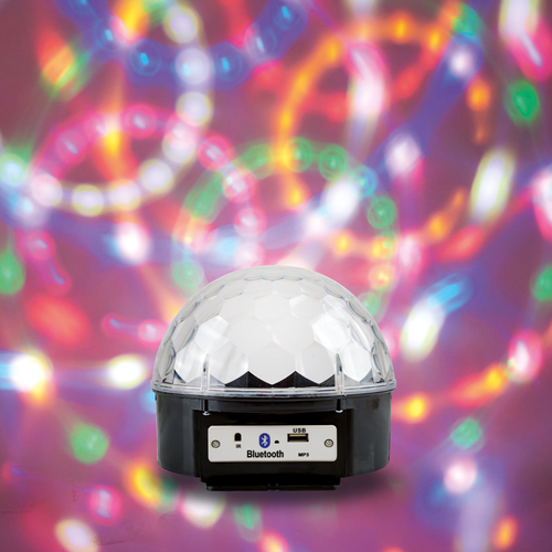Диско-шар Neon-Night светодиодный с пультом ДУ и Bluetooth, 230 В, крупный план
