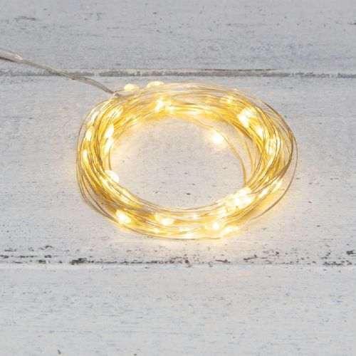 Гирлянда внутренняя нить роса Neon-Night 100 LED желтый 10 м, картинка