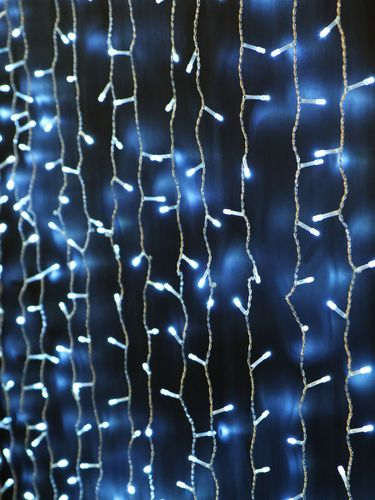 Гирлянда внутренняя занавес SH LIGHTS 240 LED белый 2 м, фото