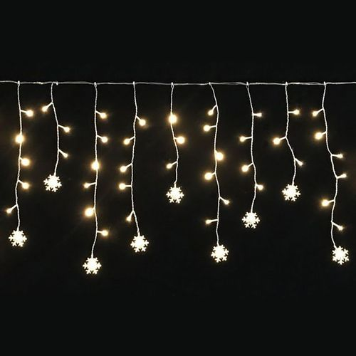 Гирлянда внутренняя бахрома SH LIGHTS 100 LED желтый 1,7 м, детальное фото