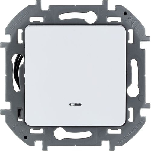 Переключатель 1-клавишный Legrand Inspiria 673660 белый, вид