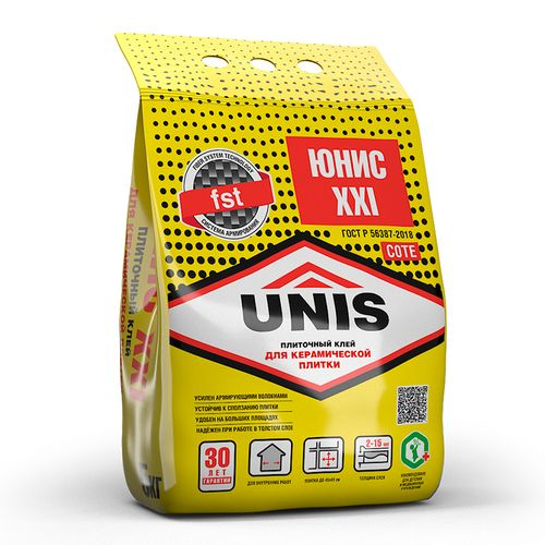 Плиточный клей UNIS XXI С0 TЕ 5 кг, фото