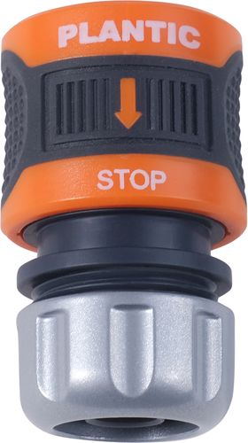 Коннектор c металлическим фиксатором аквастоп Plantic Light 5/8-3/4" 39381-01, фото