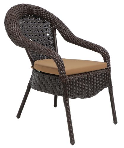 Кресло садовое DECO Comf 70х75х95см, искусственный ротанг, вид