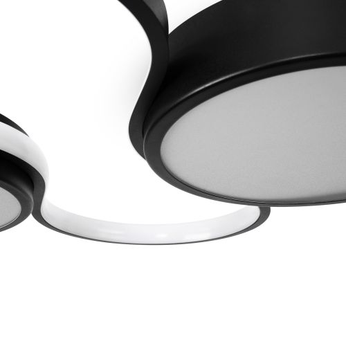 Люстра LED FREYA 63ВТ 4000К ЧЕРНЫЙ, фотография