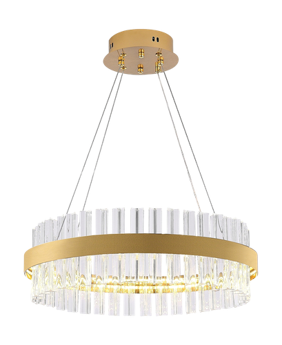 Светодиодная люстра нимб 100W, золото, LED, фотография