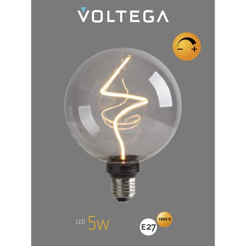Лампочка Voltega 8559 164x125x125 световой поток 220 Лм цветовая температура 1800 К., картинка