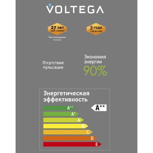 Лампочка Voltega 8566 150x125x125 световой поток 220 Лм цветовая температура 1800 К., картинка