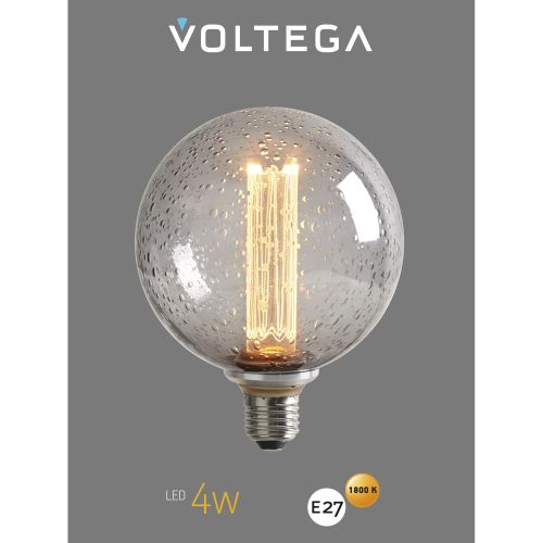 Лампочка Voltega 8569 164x125x125 световой поток 220 Лм цветовая температура 1800 К., изображение