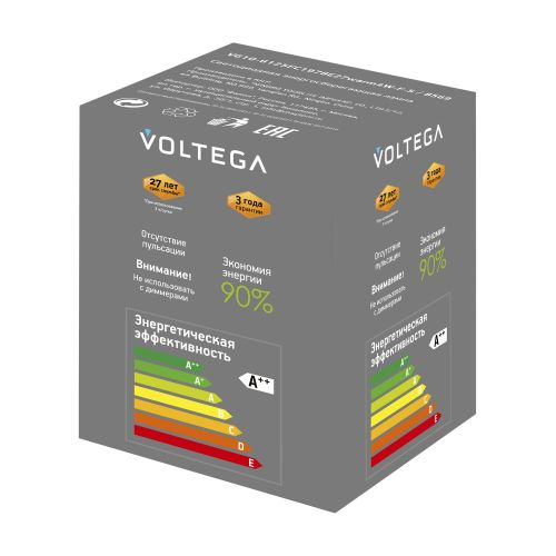 Лампочка Voltega 8569 164x125x125 световой поток 220 Лм цветовая температура 1800 К., картинка