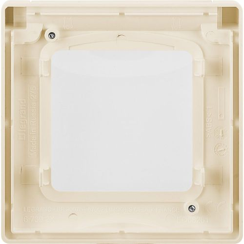 Рамка 1 пост Legrand Inspiria слоновая кость, фотография