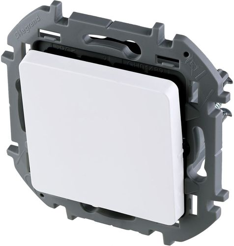 Переключатель 1-клавишный Legrand Inspiria 673690 белый, картинка