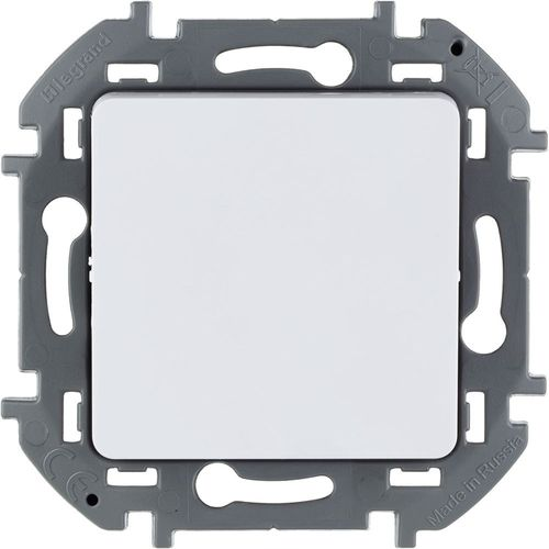 Переключатель 1-клавишный Legrand Inspiria 673690 белый, крупный план