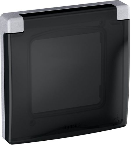 Рамка 1 пост Legrand Inspiria алюминий, вид