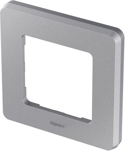 Рамка 1 пост Legrand Inspiria 673932 алюминий, фотография