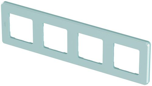 Рамка 4 поста Legrand Inspiria мятный, фотография