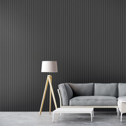 Профиль Финиш МДФ Stella Beats De Luxe Black Lead 2700x77x16, фотография