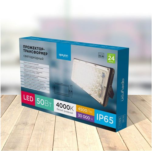Уличный прожектор Apeyron Electrics 05-36 IP65, крупный план