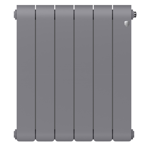 Радиатор биметаллический Royal Thermo Infinity 500 Silver Satin - 6 секц., крупный план