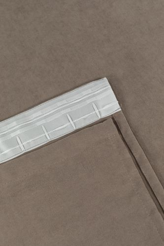 Штора портьерная Legrand Канвас 200x280 см, тауп, вид
