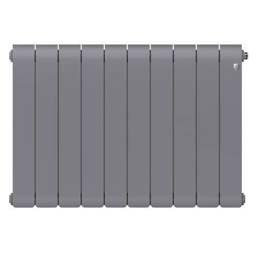 Радиатор биметаллический Royal Thermo Infinity 500 Silver Satin - 10 секц., фото