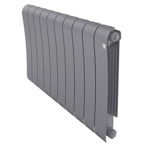 Радиатор биметаллический Royal Thermo Infinity 500 Silver Satin - 10 секц., детальное фото